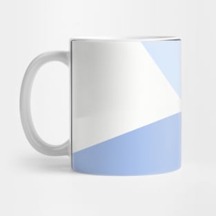 Abstract Blue Triangle Mug